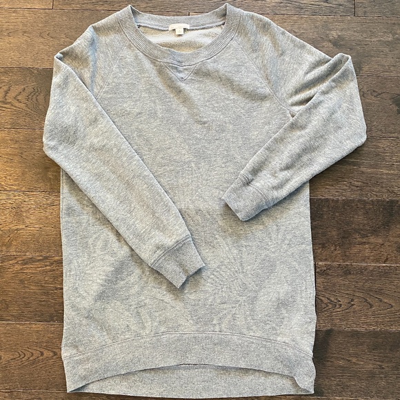 Gap Crew Sweatshirt, S, EUC, Heather Gray - Picture 2 of 8